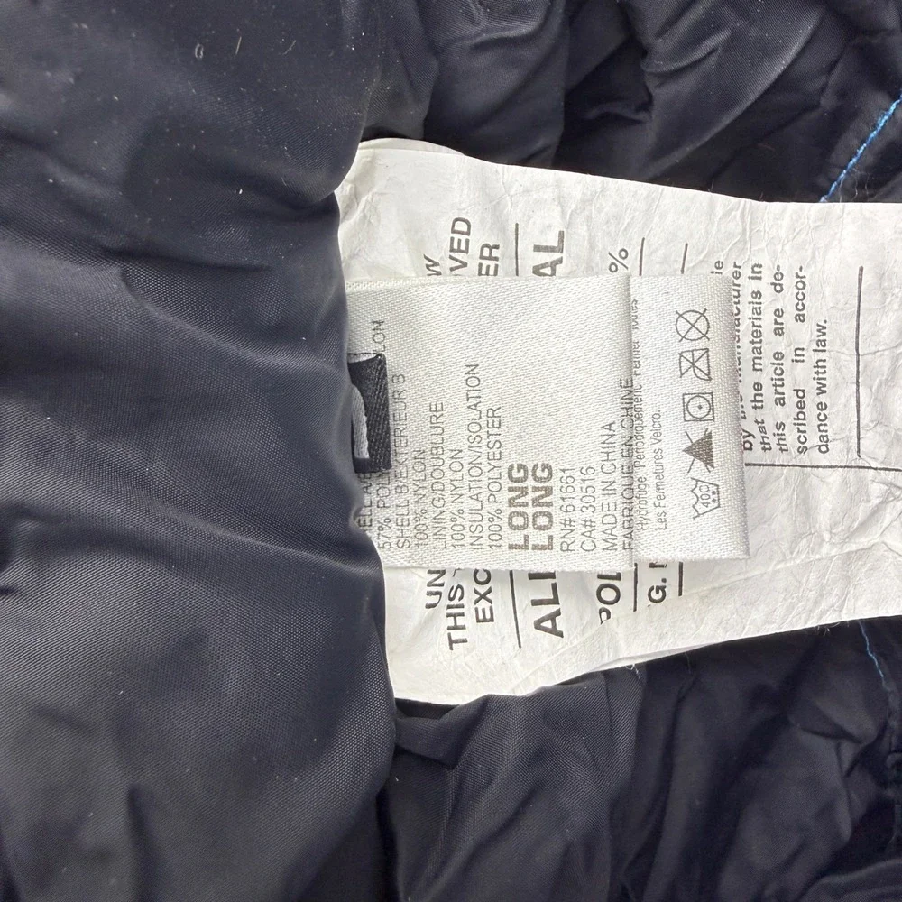 The North Face Cat's Meow Sleeping Bag 20F -7C Blue Polarguard Insulation Long